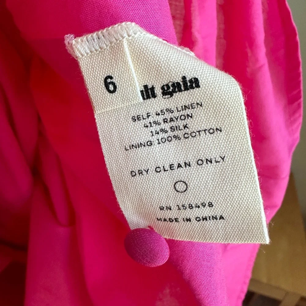 Cult Gaia Dress – Simona Off-The-Shoulder Dragonfruit Pink Size 6 - Picture 7 of 7